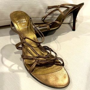 Super sexy Stuart Weisman straps heels